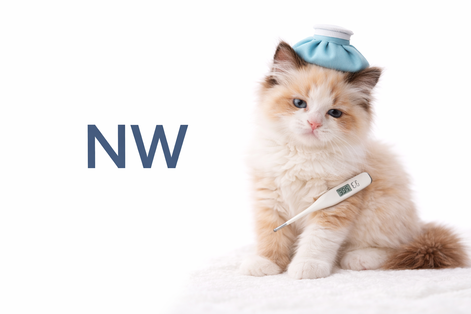 Nagle zachorowanie kota z wizyta w placówce weterynaryjnej